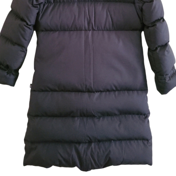 Adidas Womens Feather Down Filled Puffer Jacket Black Longline Mid Shin 90s Y2K - Picture 13 of 17